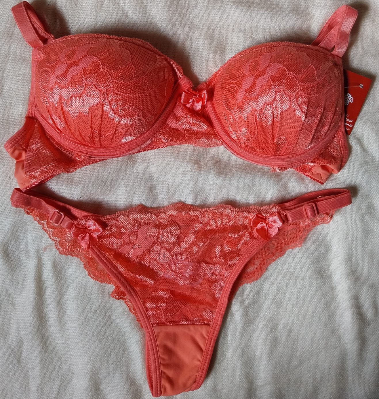 CONJUNTO PORTA JOIA RENDA P - PROMOÇÃO