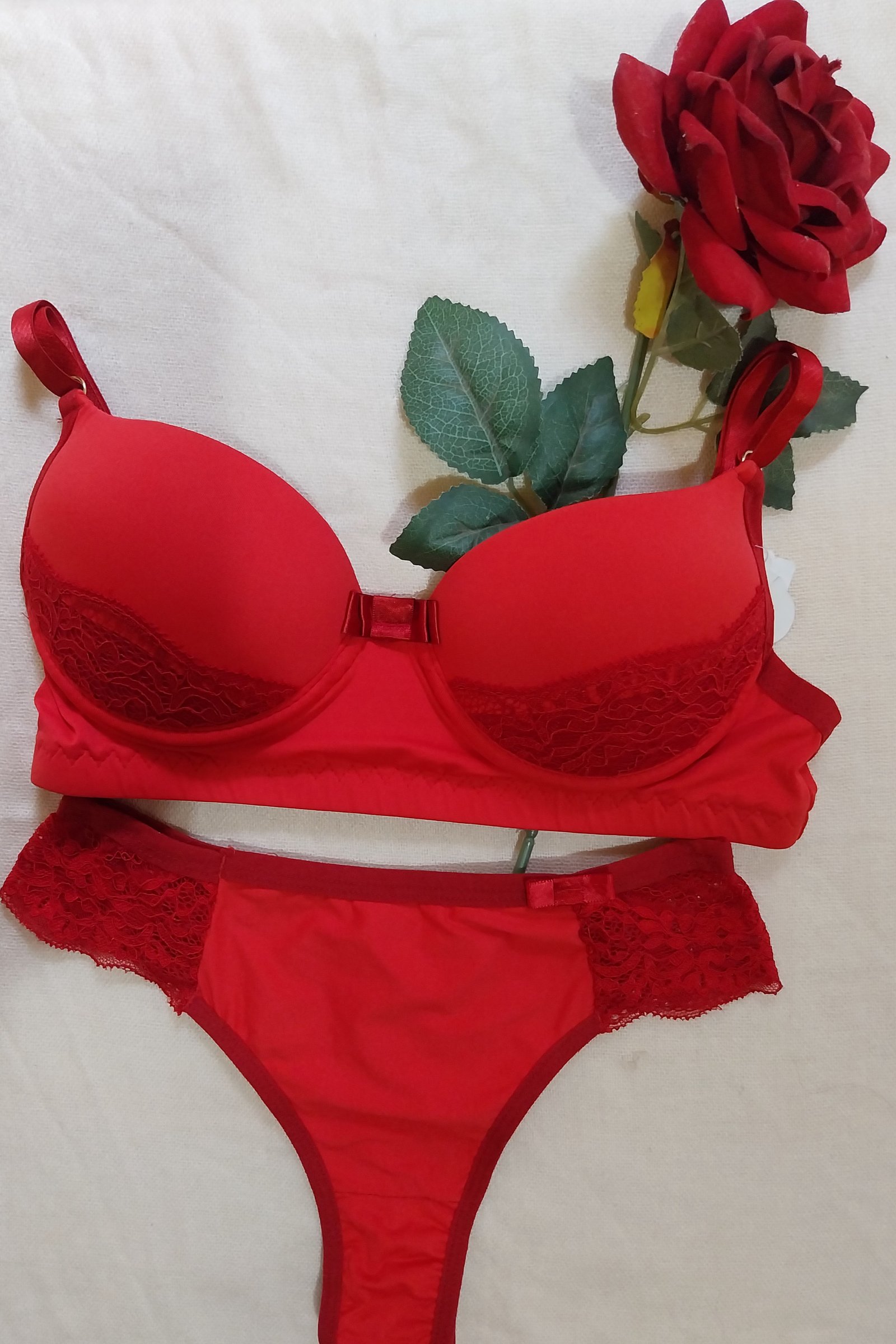CONJUNTO SETE MENINAS POLIAMIDA E RENDA