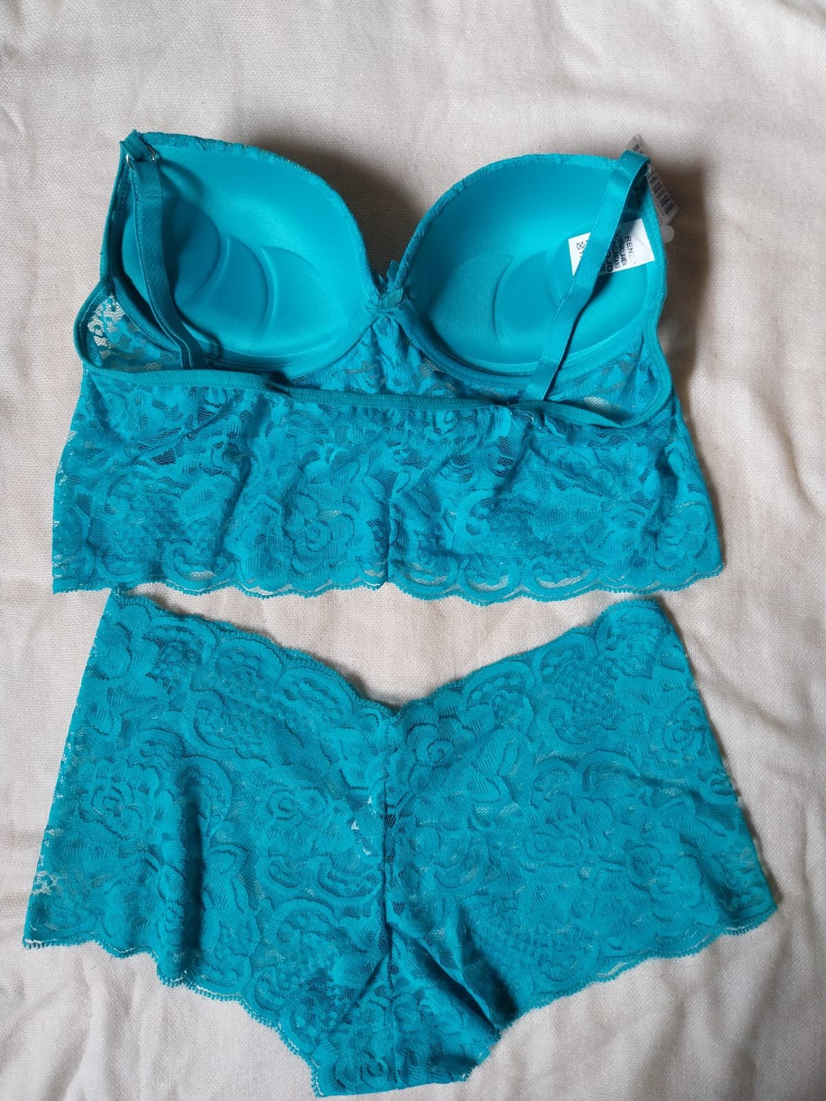 CONJUNTO TOP CALEÇON RENDA P - PROMOÇÃO