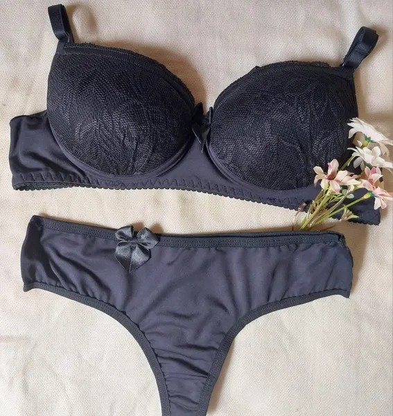 CONJUNTO RAFA GATHA P - PROMOÇÃO - POLIAMIDA E RENDA